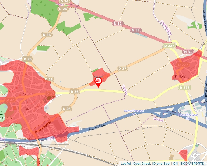 Carte Géoportail pour les drones de loisir