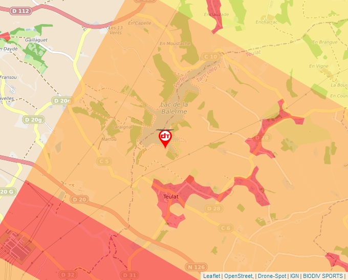 Carte Géoportail pour les drones de loisir