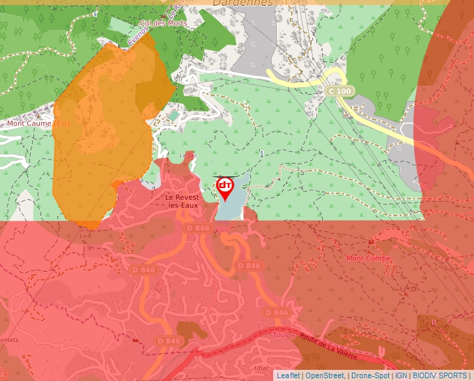 Carte Géoportail pour les drones de loisir