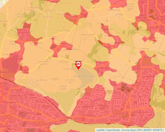 Carte Géoportail pour les drones de loisir
