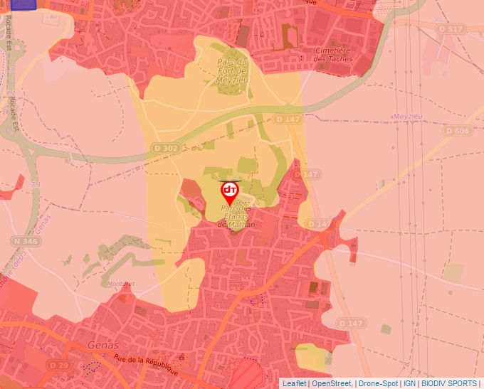 Carte Géoportail pour les drones de loisir