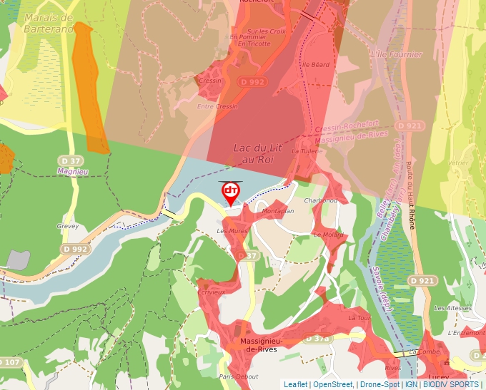 Carte Géoportail pour les drones de loisir