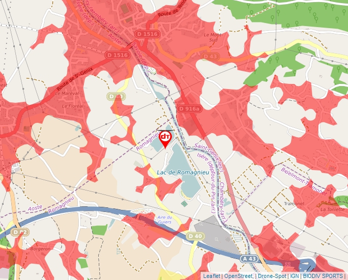 Carte Géoportail pour les drones de loisir