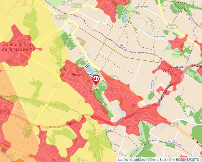 Carte Géoportail pour les drones de loisir