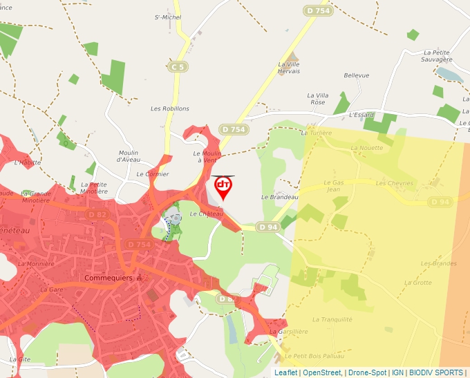 Carte Géoportail pour les drones de loisir