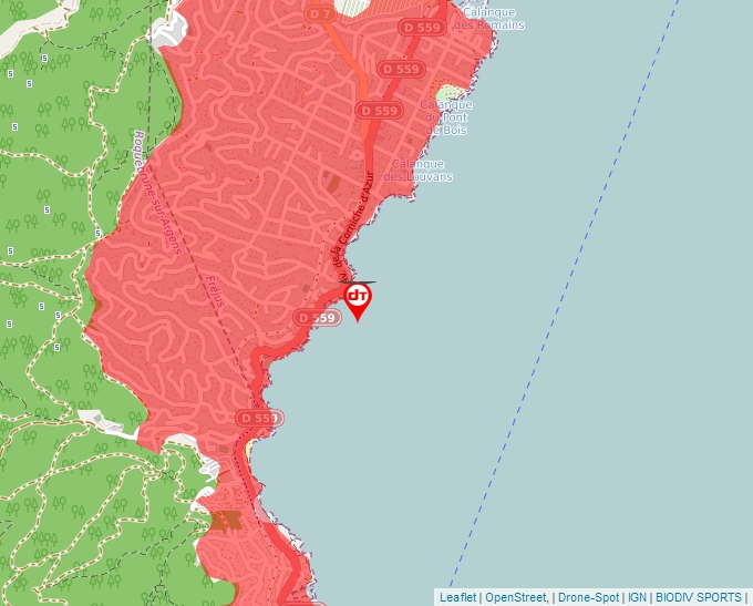Carte Géoportail pour les drones de loisir