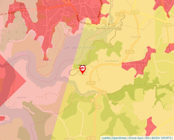 Carte Géoportail pour les drones de loisir