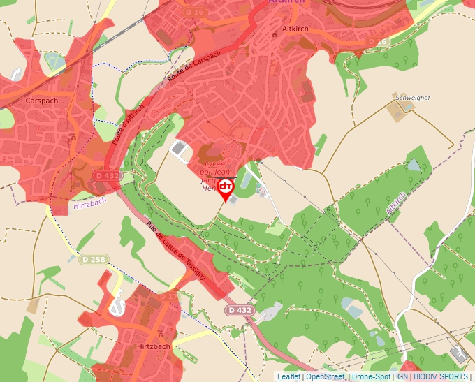 Carte Géoportail pour les drones de loisir