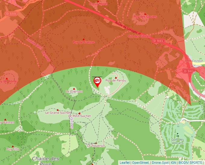 Carte Géoportail pour les drones de loisir