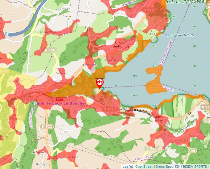 Carte Géoportail pour les drones de loisir