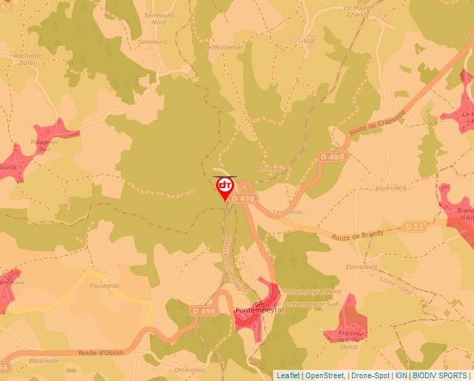 Carte Géoportail pour les drones de loisir