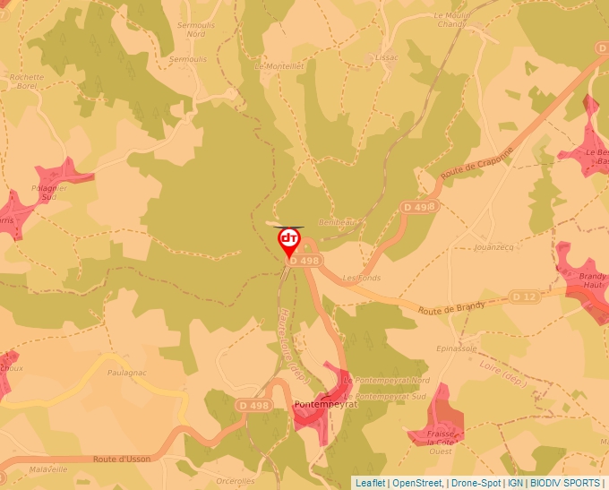 Carte Géoportail pour les drones de loisir