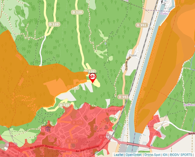 Carte Géoportail pour les drones de loisir