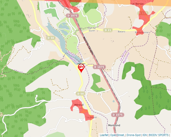 Carte Géoportail pour les drones de loisir