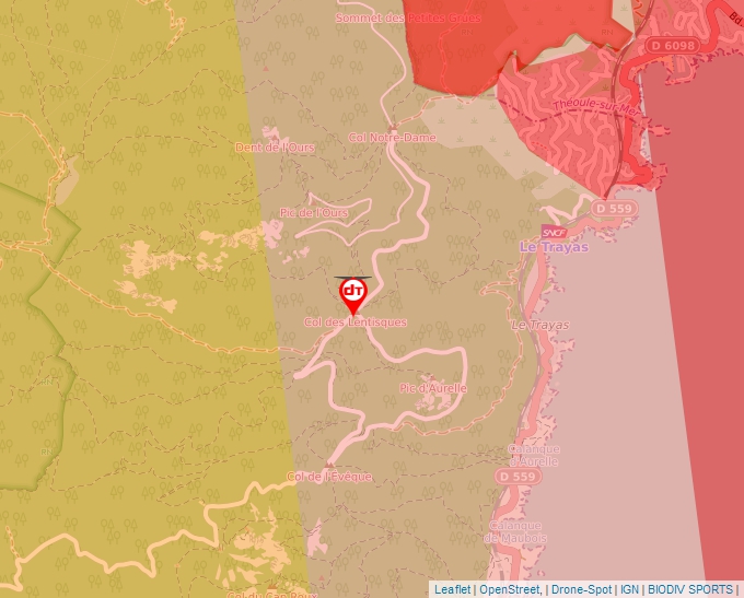 Carte Géoportail pour les drones de loisir