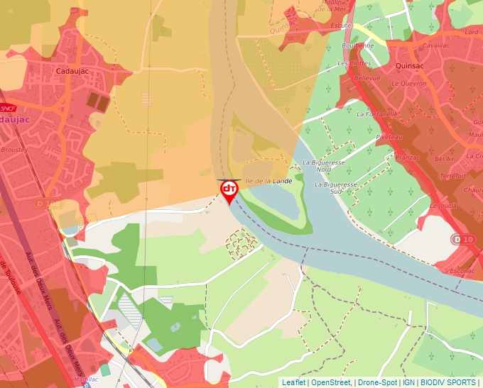 Carte Géoportail pour les drones de loisir