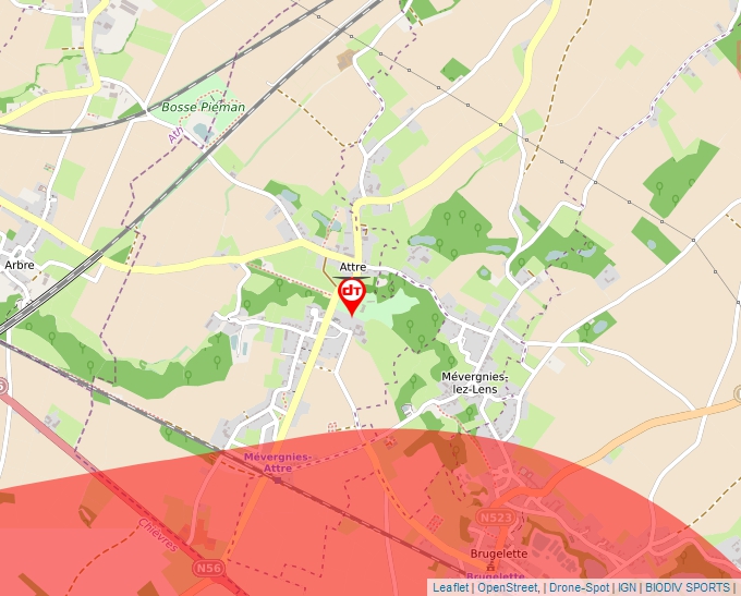 Carte Géoportail pour les drones de loisir