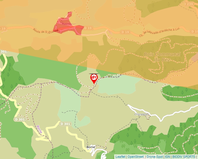 Carte Géoportail pour les drones de loisir