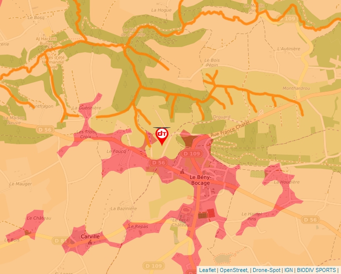 Carte Géoportail pour les drones de loisir