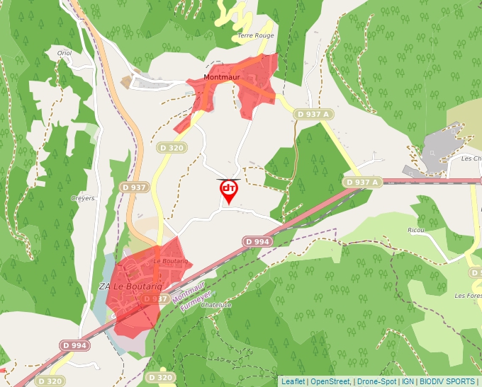 Carte Géoportail pour les drones de loisir