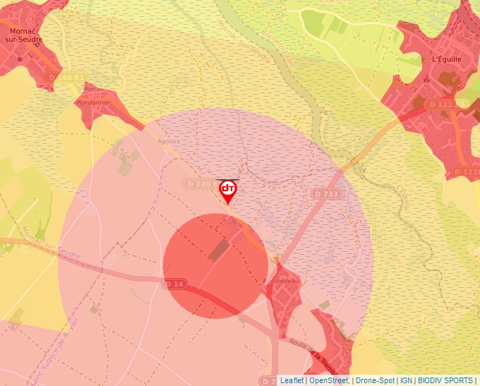 Carte Géoportail pour les drones de loisir