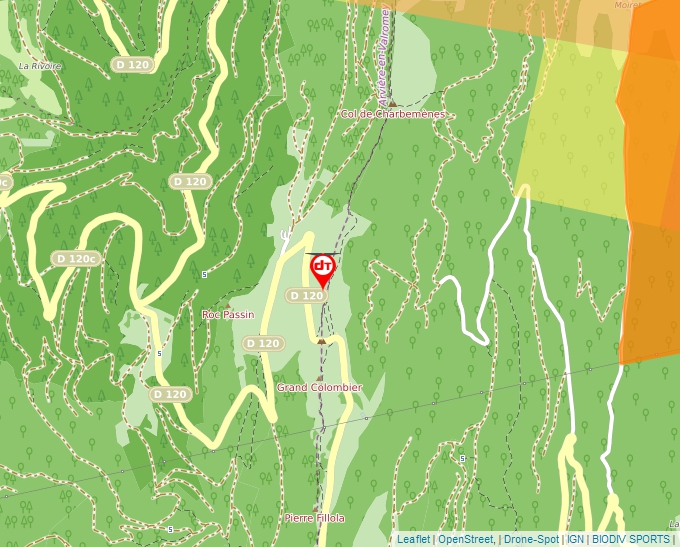 Carte Géoportail pour les drones de loisir