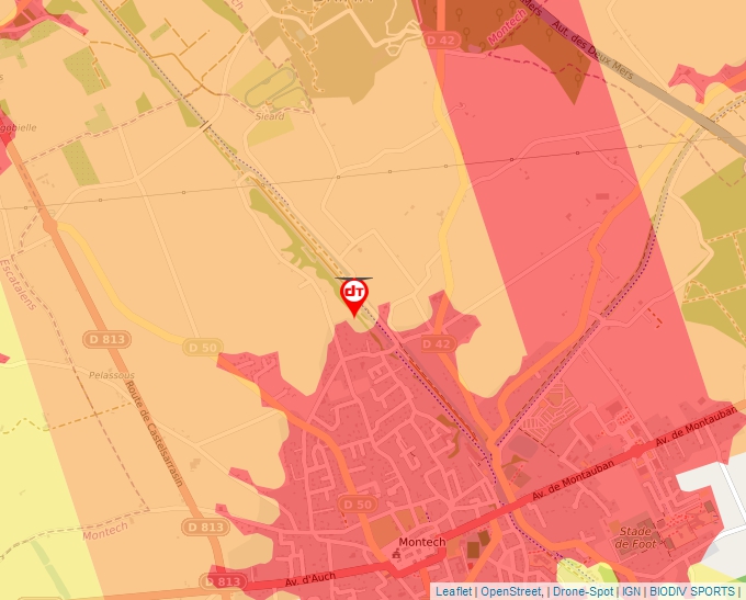 Carte Géoportail pour les drones de loisir