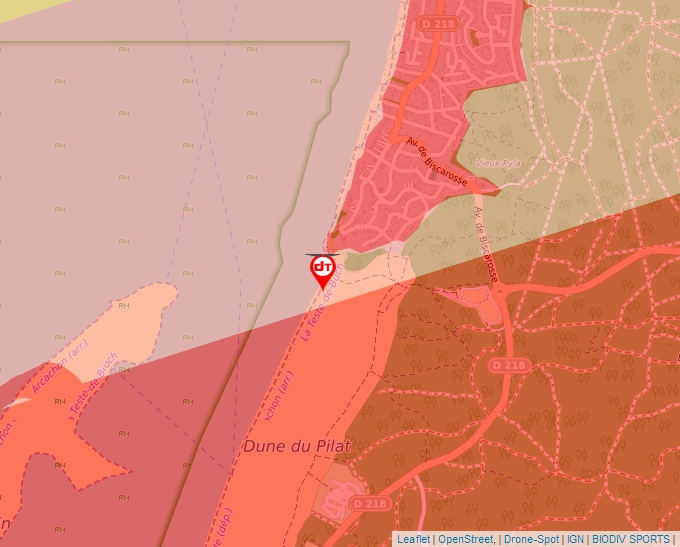 Carte Géoportail pour les drones de loisir