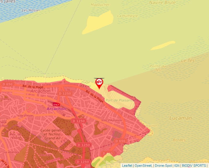 Carte Géoportail pour les drones de loisir