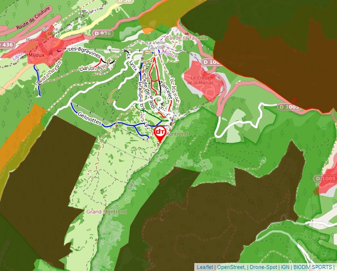 Carte Géoportail pour les drones de loisir