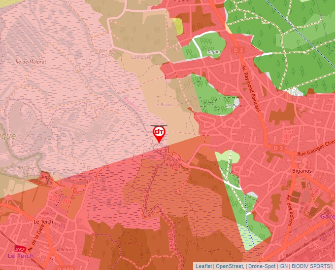 Carte Géoportail pour les drones de loisir