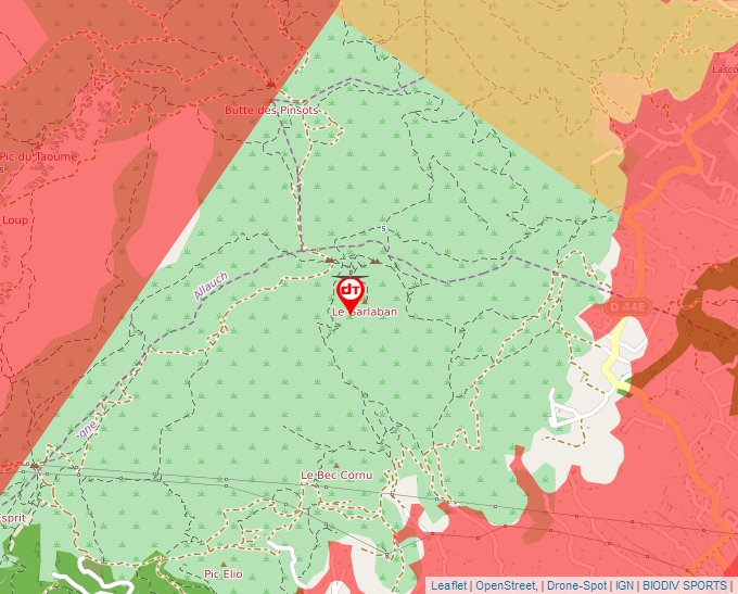 Carte Géoportail pour les drones de loisir