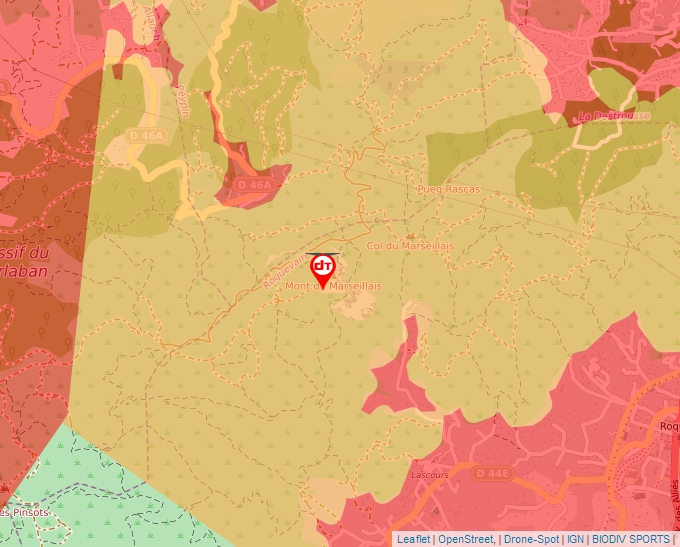 Carte Géoportail pour les drones de loisir