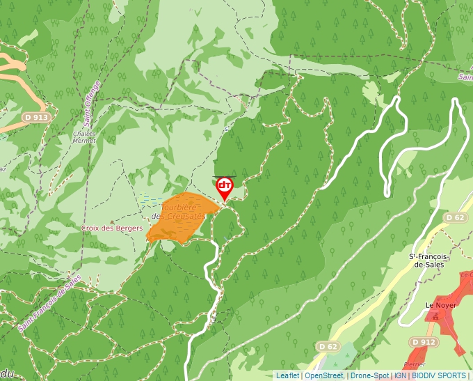 Carte Géoportail pour les drones de loisir