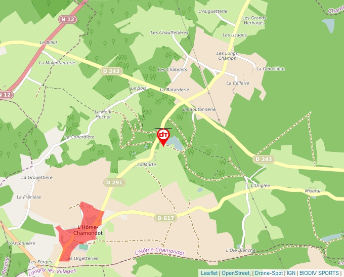 Carte Géoportail pour les drones de loisir