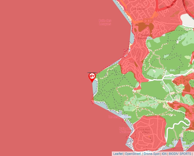 Carte Géoportail pour les drones de loisir
