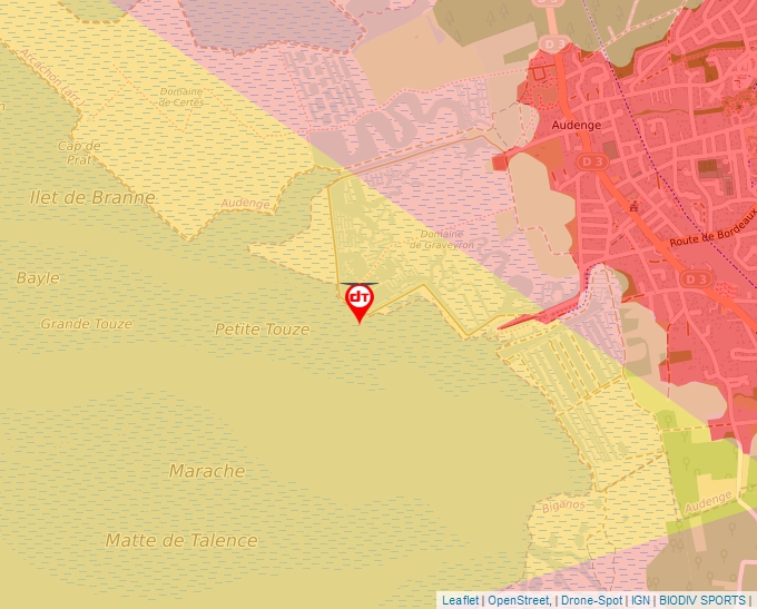Carte Géoportail pour les drones de loisir