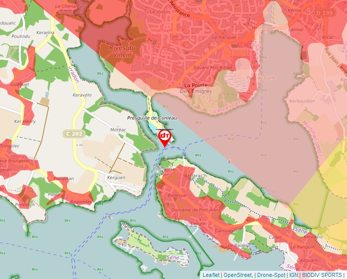 Carte Géoportail pour les drones de loisir