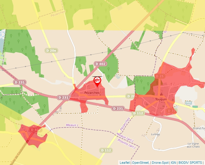 Carte Géoportail pour les drones de loisir