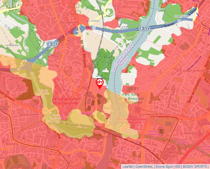 Carte Géoportail pour les drones de loisir