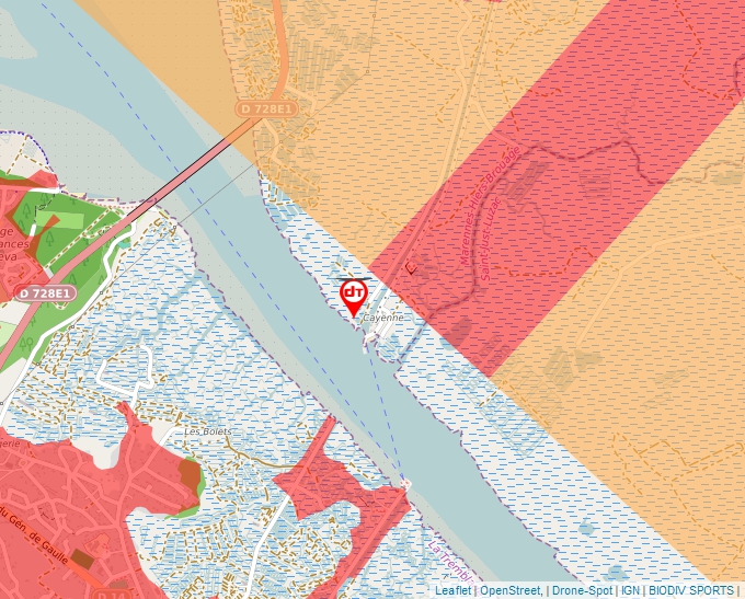 Carte Géoportail pour les drones de loisir