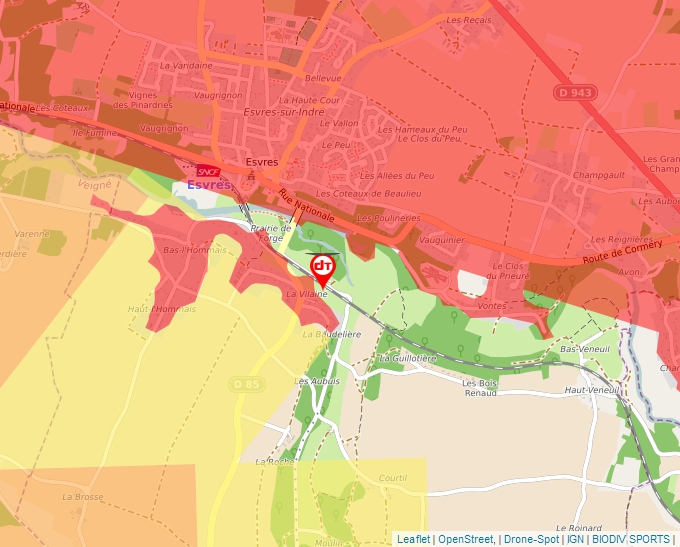 Carte Géoportail pour les drones de loisir