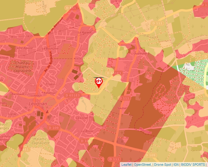 Carte Géoportail pour les drones de loisir