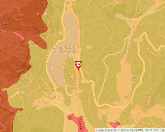 Carte Géoportail pour les drones de loisir
