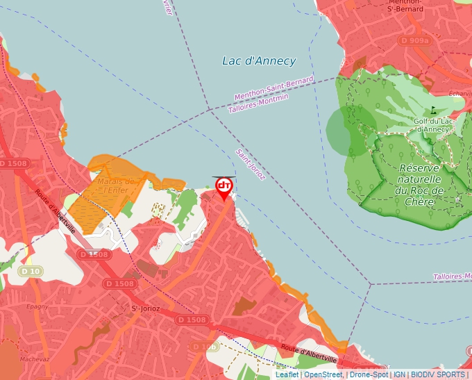 Carte Géoportail pour les drones de loisir