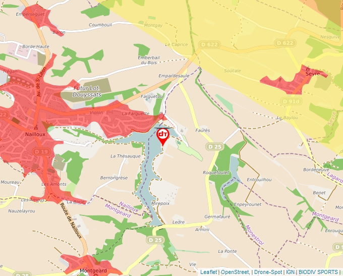 Carte Géoportail pour les drones de loisir