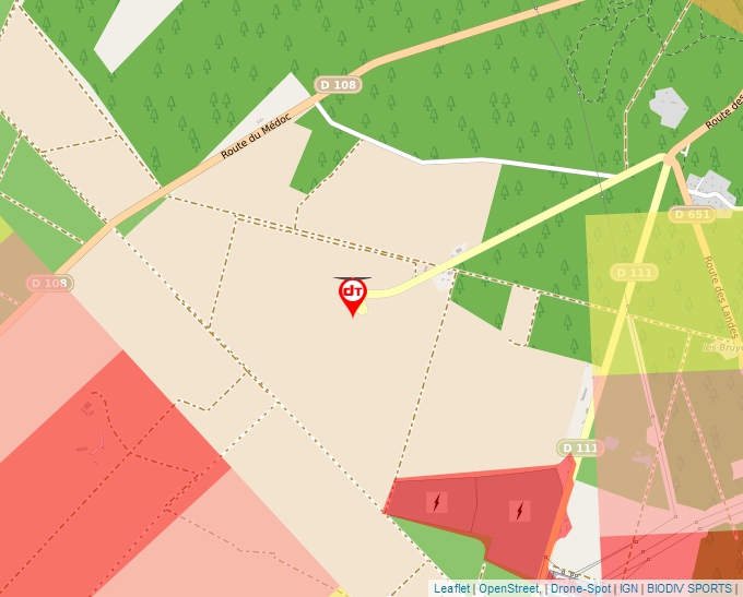 Carte Géoportail pour les drones de loisir