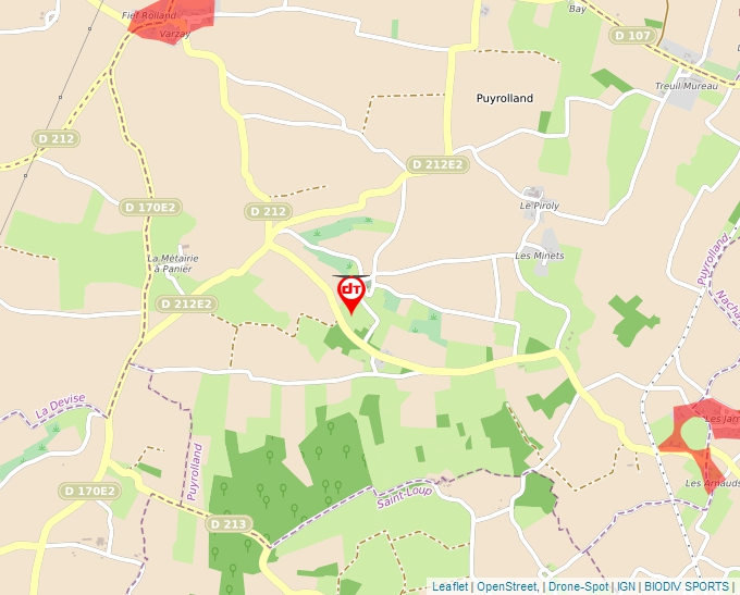 Carte Géoportail pour les drones de loisir