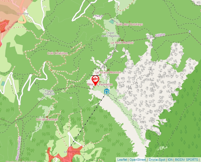 Carte Géoportail pour les drones de loisir