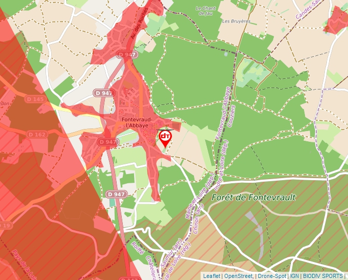 Carte Géoportail pour les drones de loisir